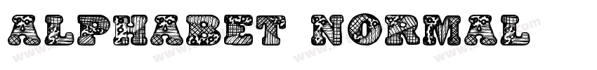 Alphabet Normal字体转换